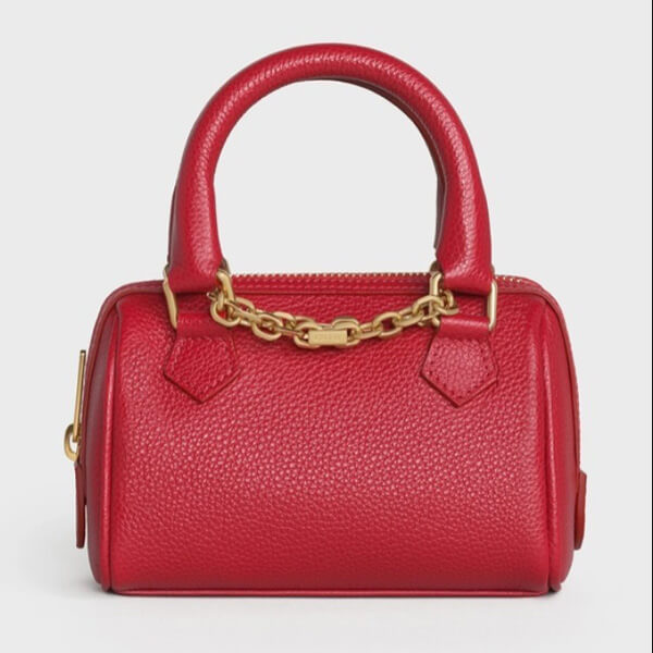 セリーヌ★グレインカーフスキン ミニボストンバッグ偽物 195113DCK.27ED